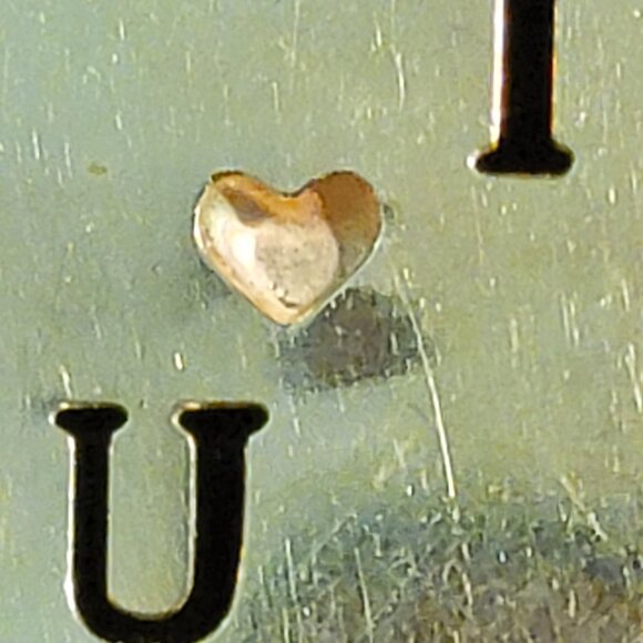 14K Gold Bracelet Double Link Chain 8" with 2 14k Charms - Picture 5 of 7